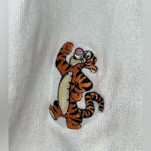 Disney White Robe with Tigger Embroidery